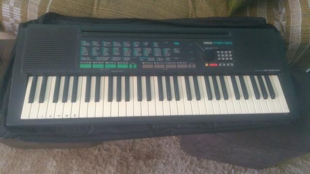 Teclado Yamaha PSR 150 com capa acolchoada - Foto 3