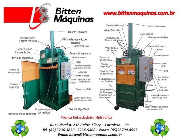 Equipamentos para Reciclagem - Prensas Enfardadeiras, Carrinhos, Esteiras - Foto 3