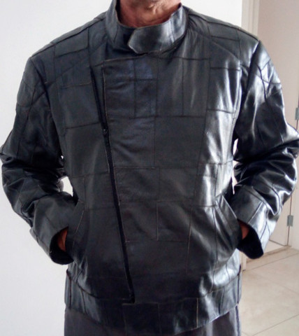 jaqueta de couro legitimo julian marcuir