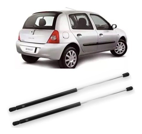 Par Amortecedor de Porta Malas -  Renault Clio Hatch - Fácil Instalação