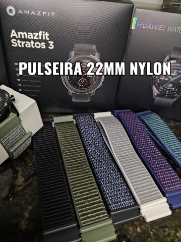 Pulseira Nylon Amazfit Stratos 3 - Foto 2