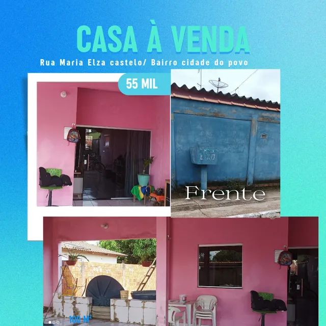 Captação de Casa a venda na Rua Maria Elza Castelo, Cidade do Povo, Rio Branco, AC