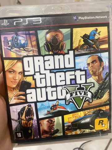 Jogo Grand Theft Auto V - GTA V - Playstation 3 - Seminovo - Games