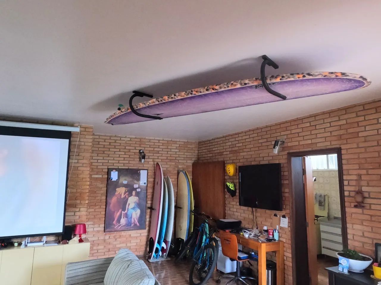 Rack suporte de teto para pranchas de surf até longboards