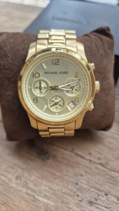 Relógio Michael Kors Feminino Dourado mk5055 - Foto 2
