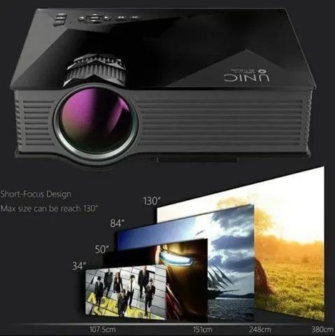 PROJETOR UC68 WIFI HD - TV, cinema,