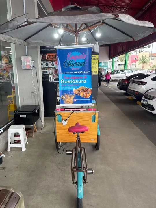 Bicicleta de churros completa  - Foto 4