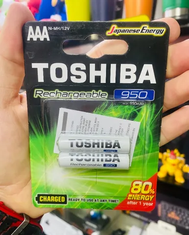 Pilha Recarregável Toshiba AAA