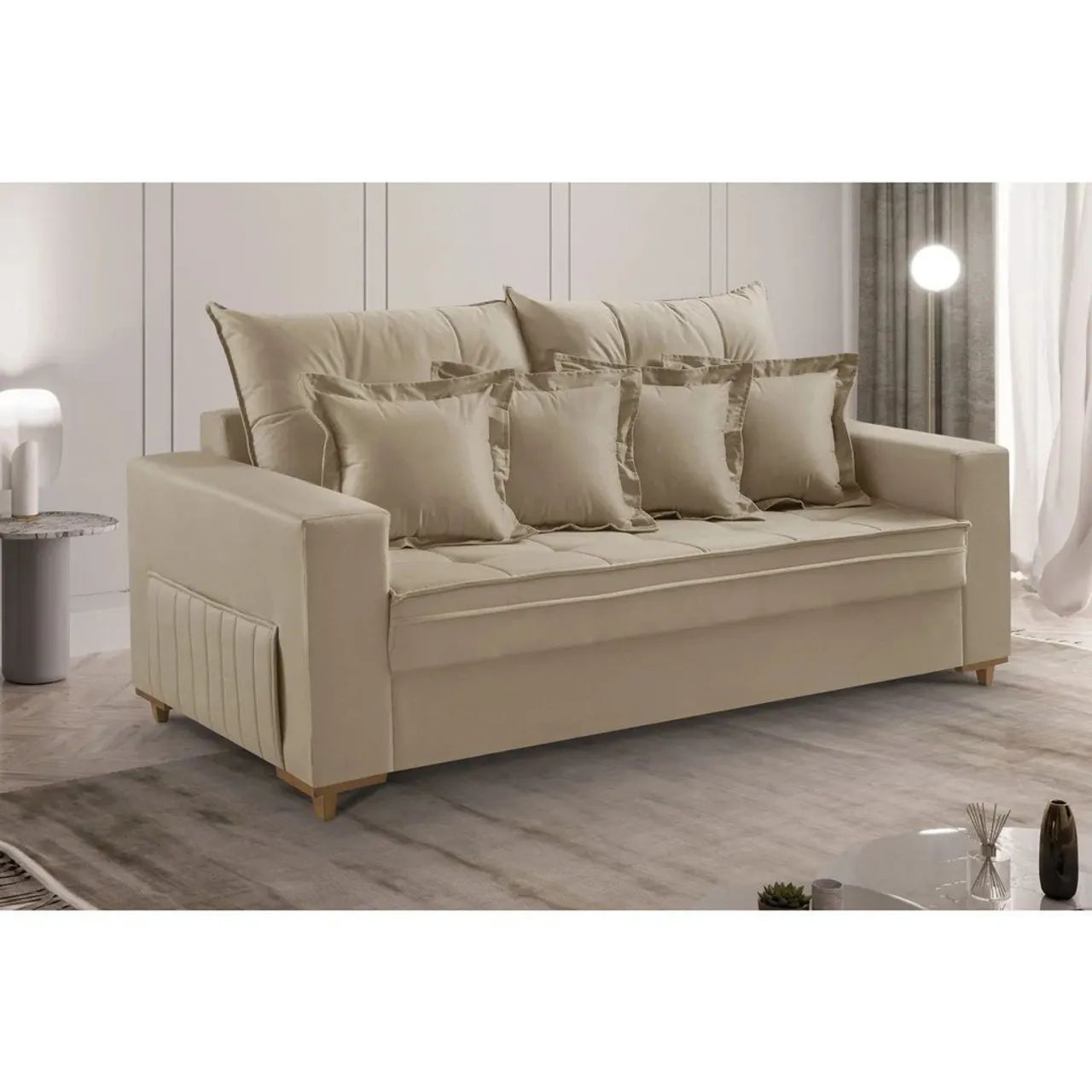 Sofá Lirio 3 lugares Home Design p65