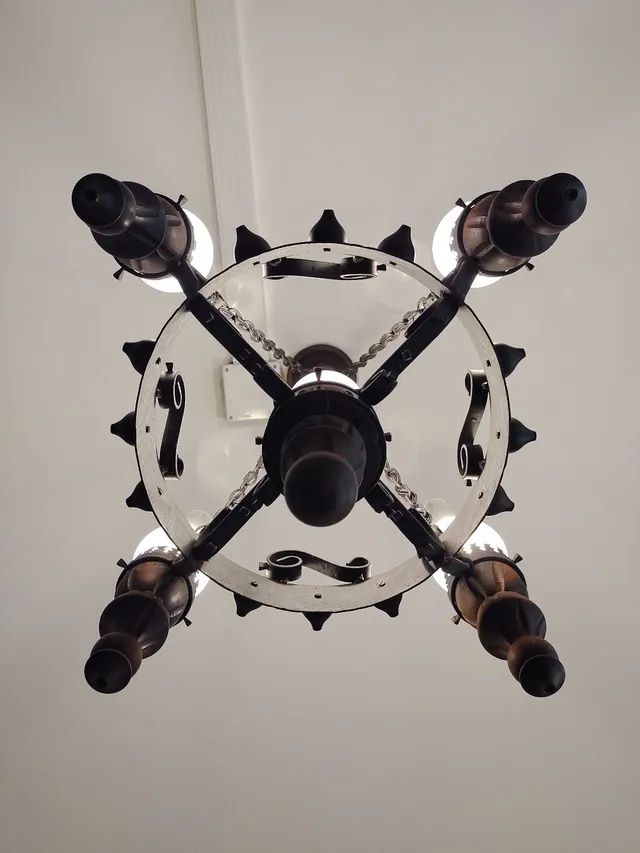 Lustre com cinco lâmpadas  - Foto 6