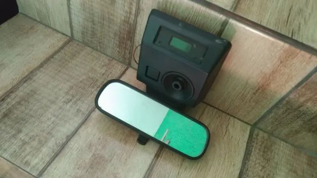Retrovisor Teto Interno/Relógio Fiat Uno/Fiorino - Foto 5