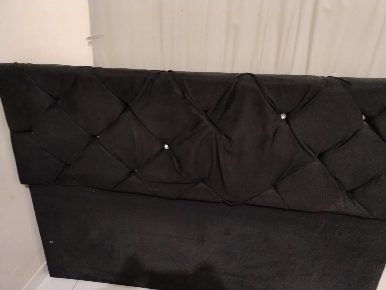 Cabeceira de Cama Box King com Strass - Foto 3