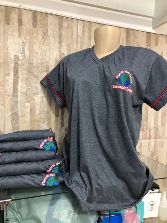 Camisas de uniformes para empresa escola igreja e eventos  - Foto 4