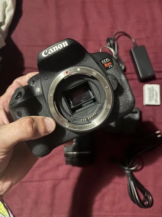 Canon EOS Rebel T5i Lente 18 - 135mm ACEITO PC GAMER ou MacBook M1 - Foto 5