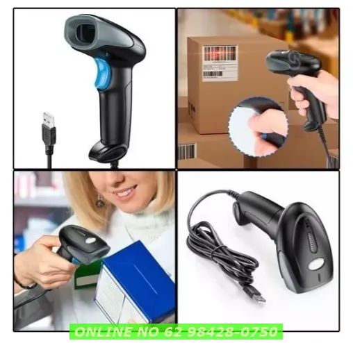 Leitor De Código De Barras Usb Boleto Bancário Na Tela Cor Azul 110V/220V - Foto 2