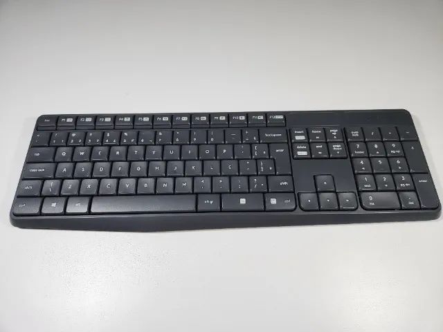 Teclado e Mouse Wireless Logitech MK232 (Impecável) - Foto 4