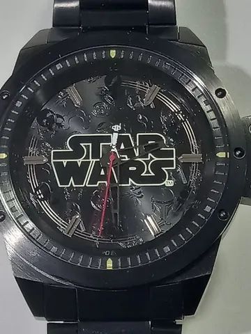 Relogio masculino analogico Star Wars  metal preto - Foto 2