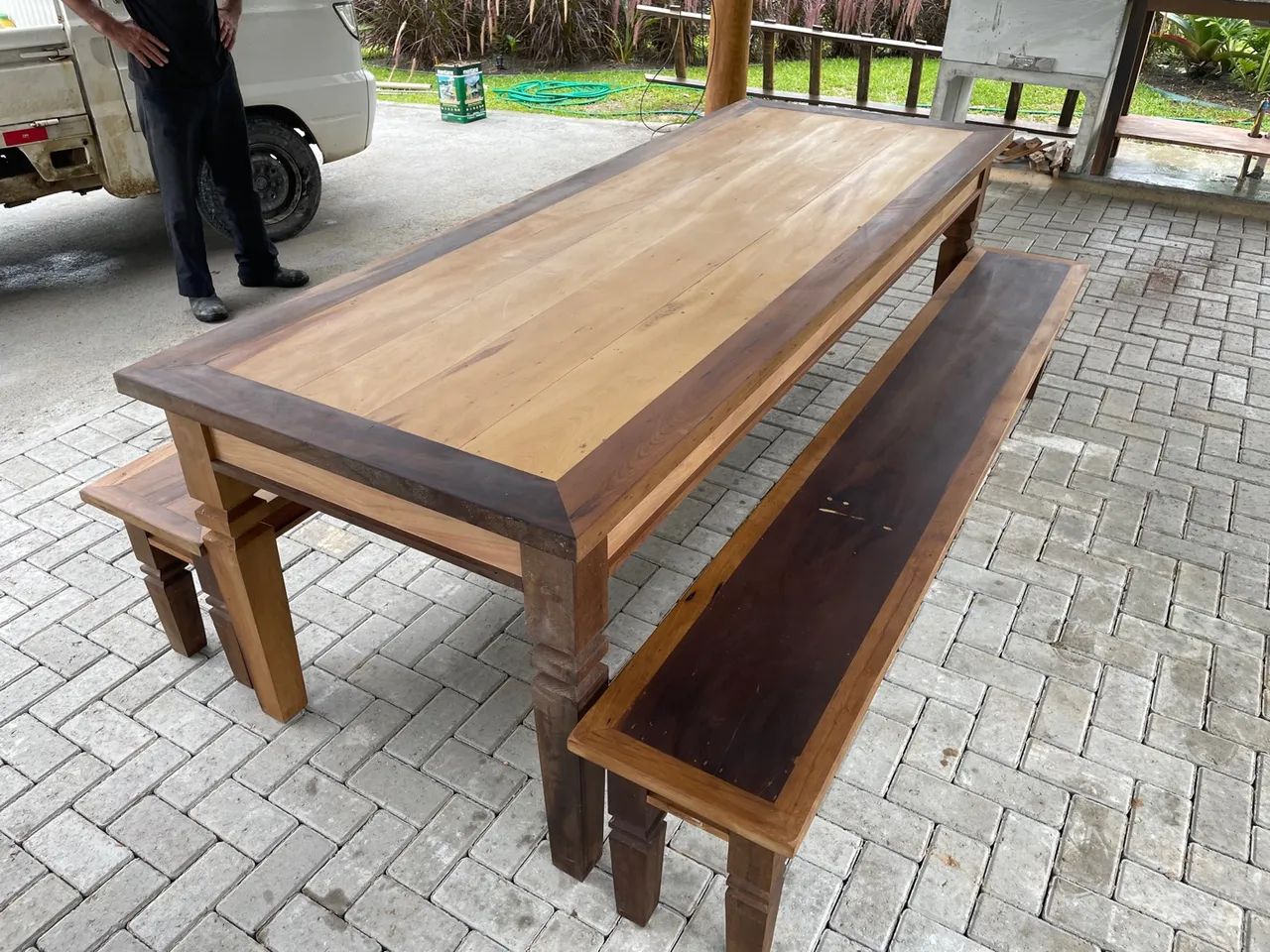 Mesa de Jantar de Madeira Maciça - Foto 2