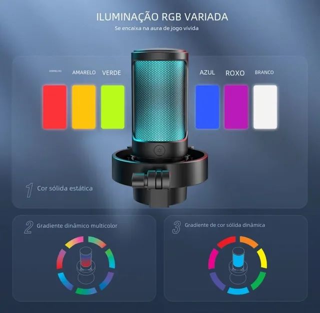 Microfone USB Fifine A8 Condensador Cardioide para Streaming, Jogos e Podcasts - Foto 2