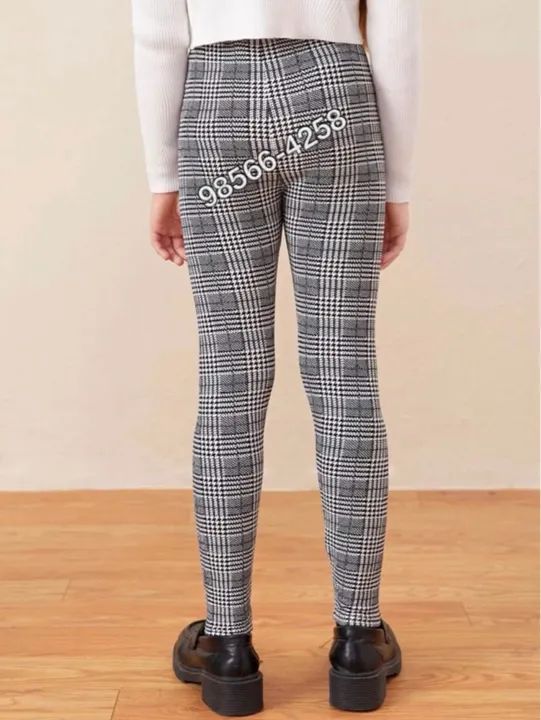 Calça Legging Infantil Xadrez  - Foto 3
