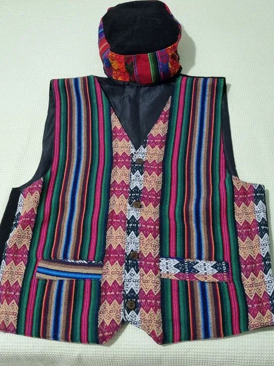 Colete e quipá Estampado - Foto 2