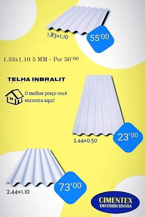 Telhas Fibrocimento ! 