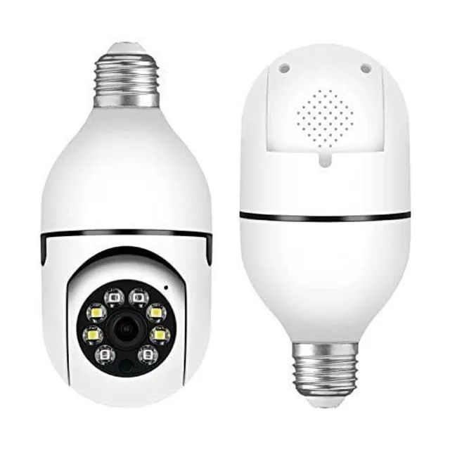 Câmera Wifi Lâmpada Ip 360 Segurança