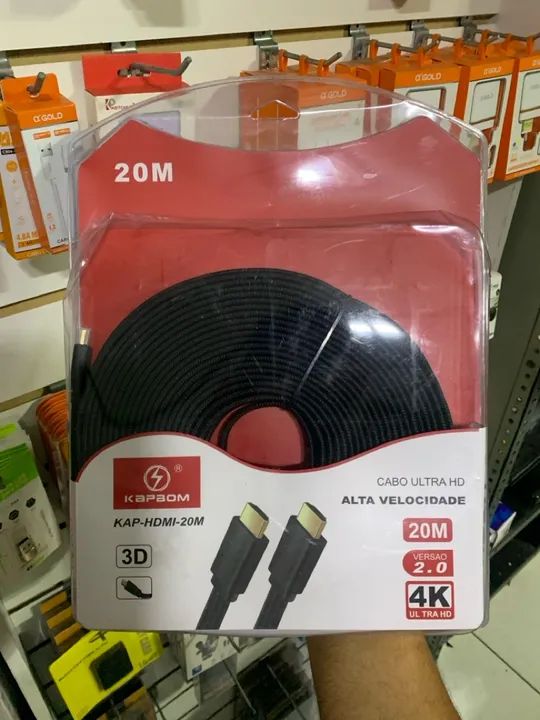 Cabo HDMI 2M,3M,5M,10M,15M,20M e 30 metros  - Foto 4