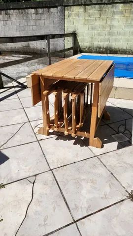 Mesa + 4 cadeiras para área externa - Foto 2