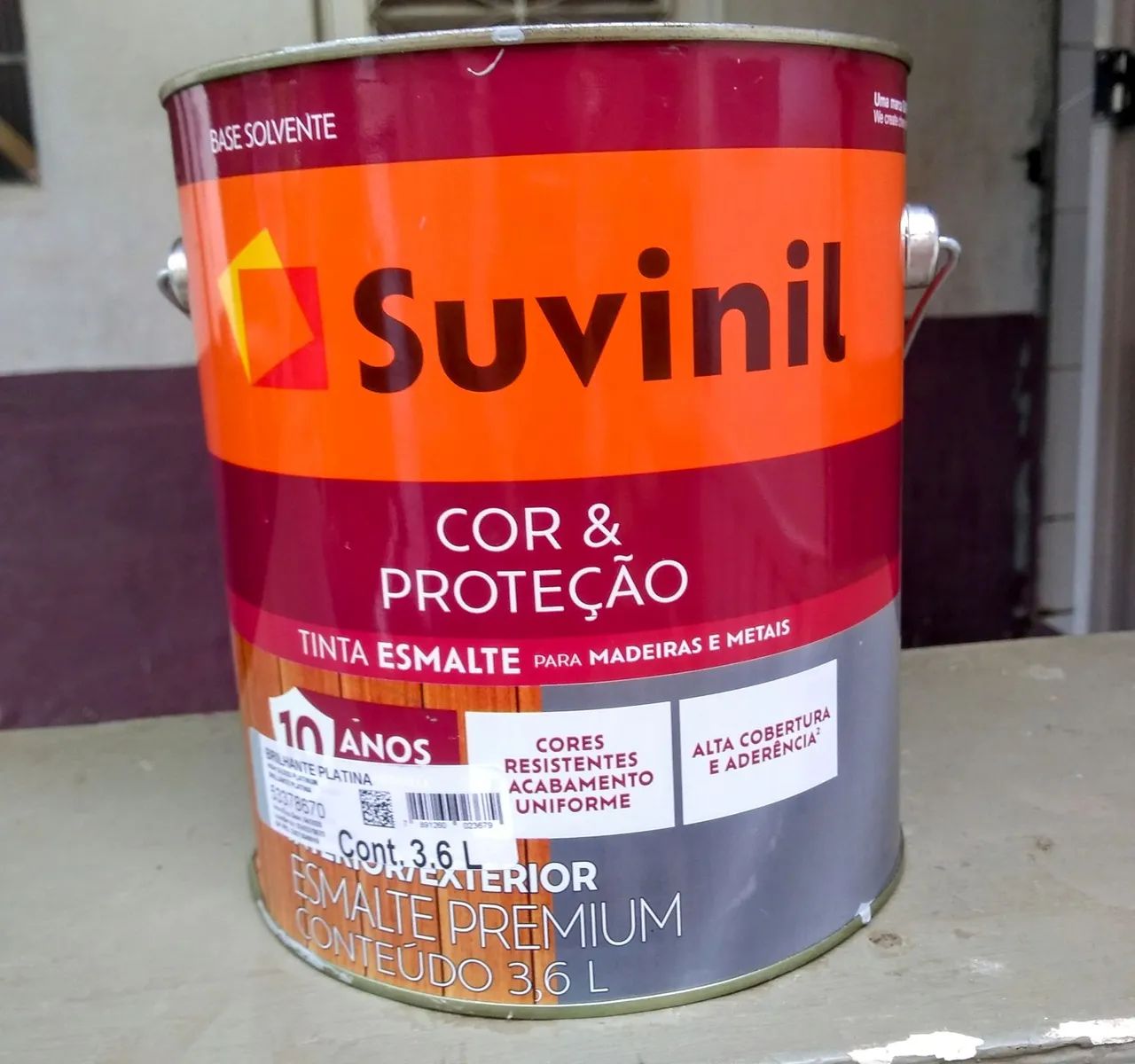Tinta Esmalte Suvinil - Cor & Proteção - 3,6 Litros