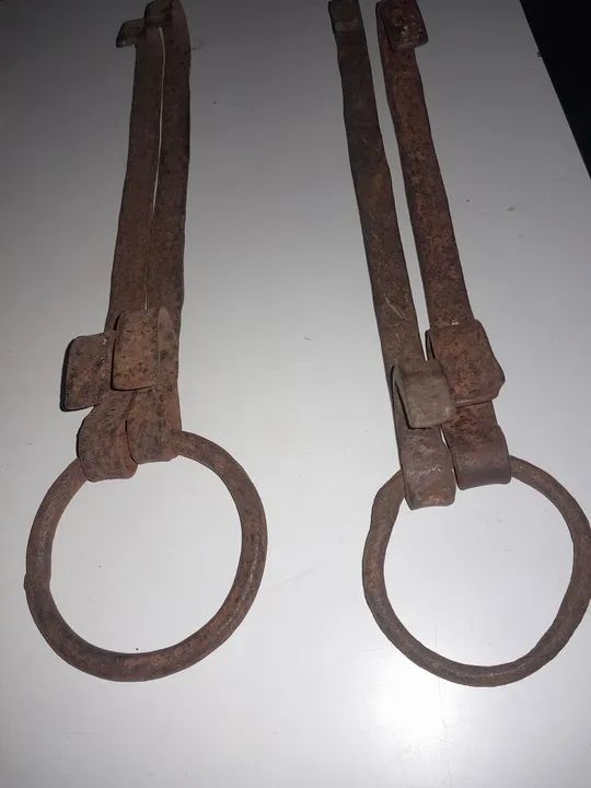 Par de ferros de pendurar barril  - Foto 5