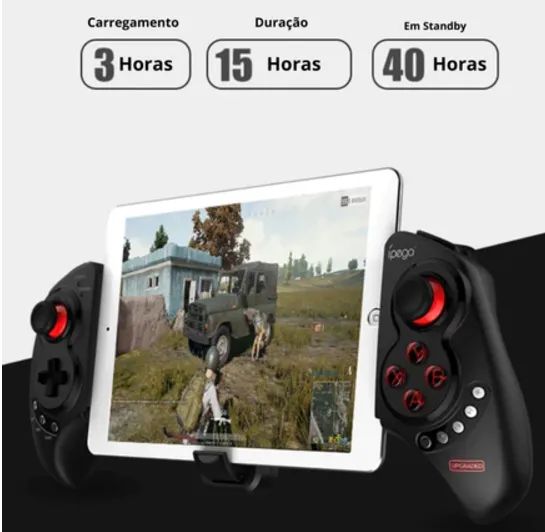 Controle Joystick Gamepad Extensível Bluetooth Ípega PG-9023S Para Celular e Tablet  - Foto 2