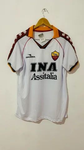 Camisa Retrô Roma Reserva 1998 - promoção