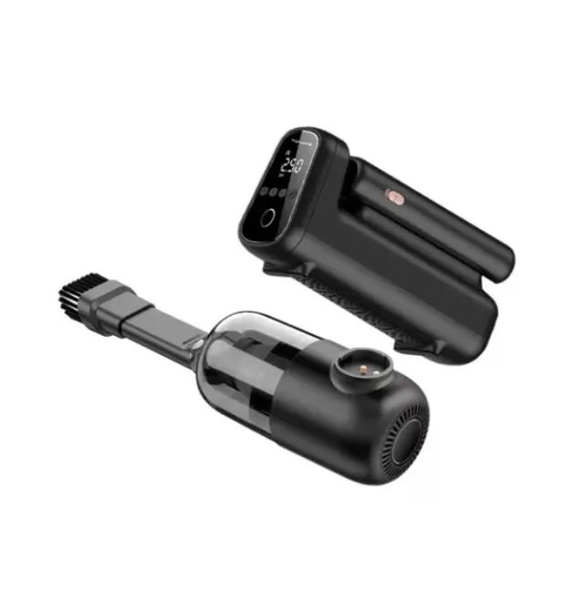 MINI COMPRESSOR DE AR PORTATIL AUTOMOTIVO / ASPIRADOR DE PO TOMATE C/ LANTERNA MXC-K101 - Foto 5