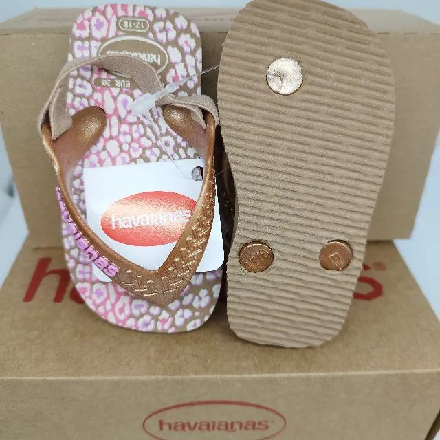 Chinelo de Dedo Havaianas c/ Elástico Original Novo Oncinha Tam 17 - Foto 3