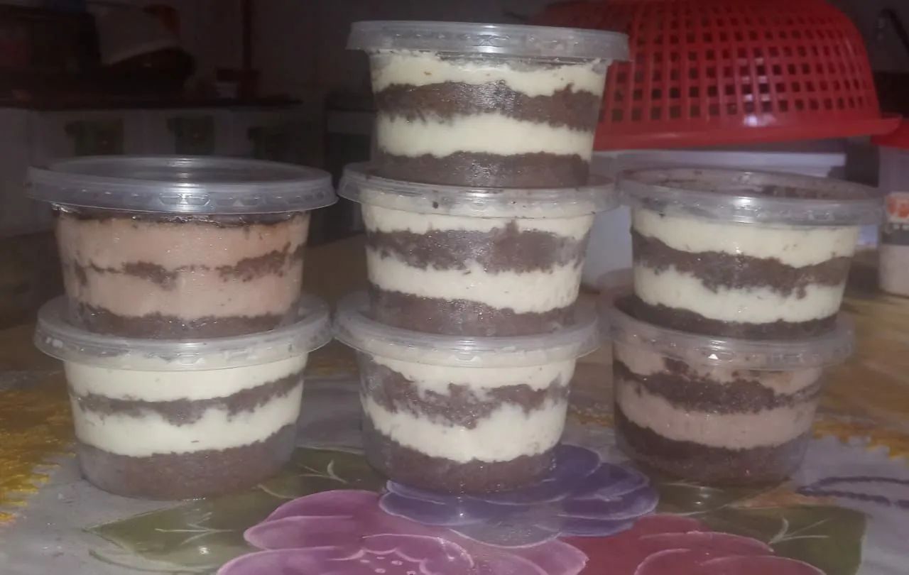Bolos de pote para revenda 
