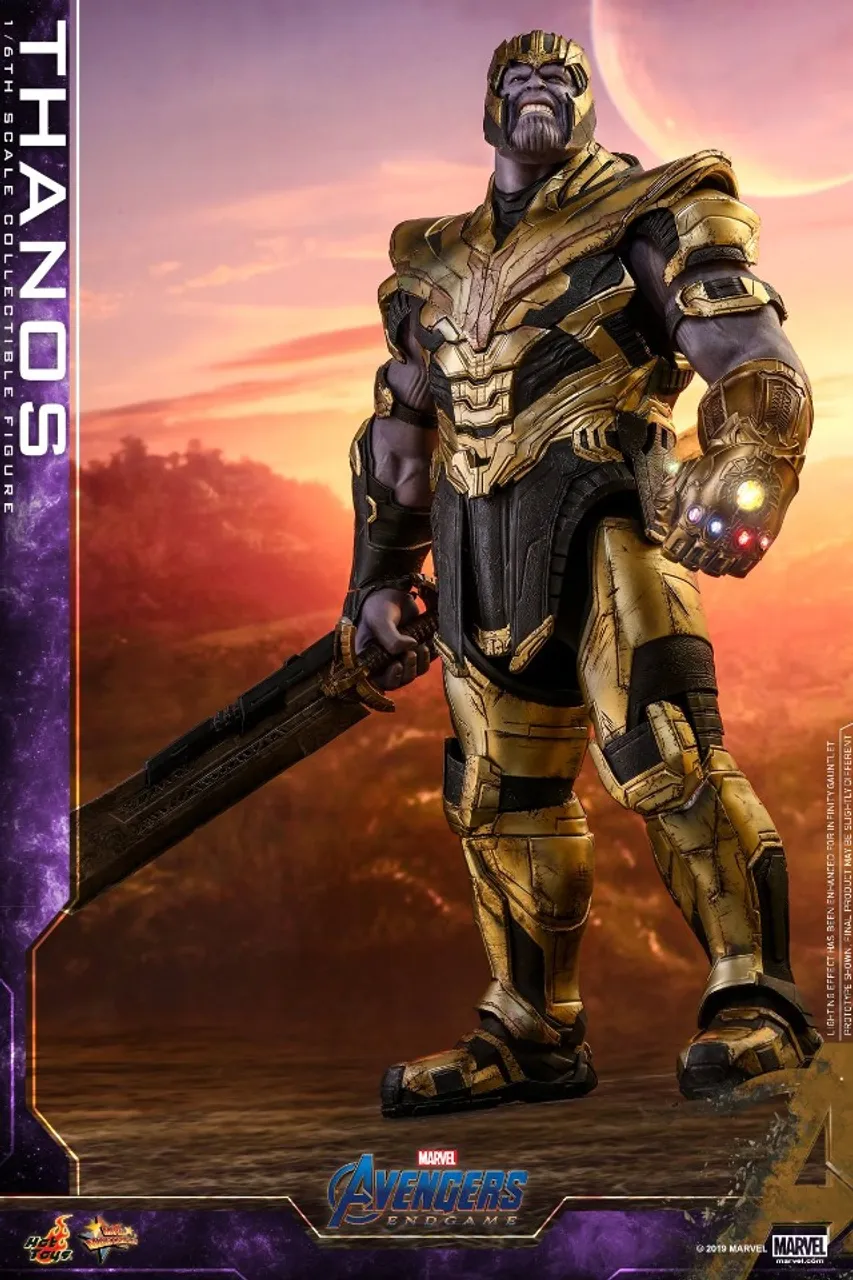 Figura Avengers endgame - Thanos 1/6 (Semi Novo) Hot Toys