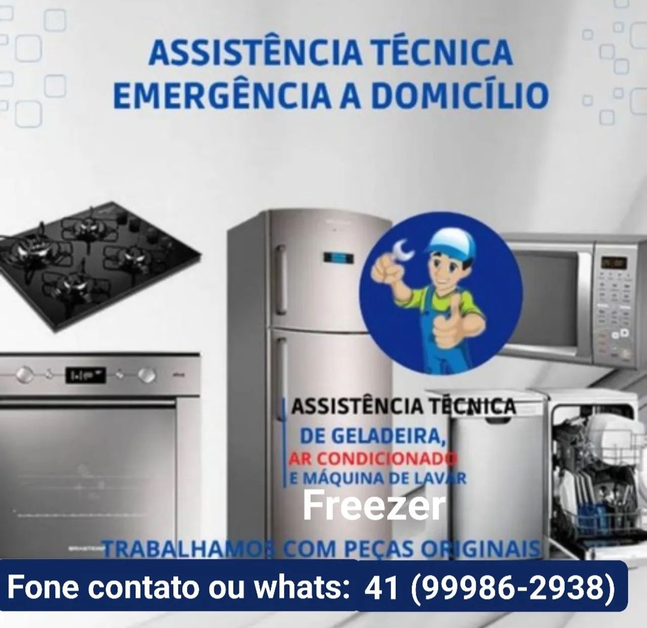 Assistência técnica Geladeira Freezers lava e seca e eletros