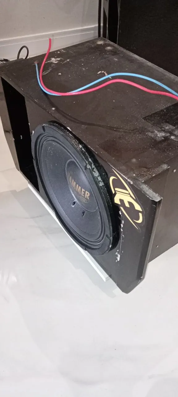 Subwoofer 12 polegadas Hammer com caixa