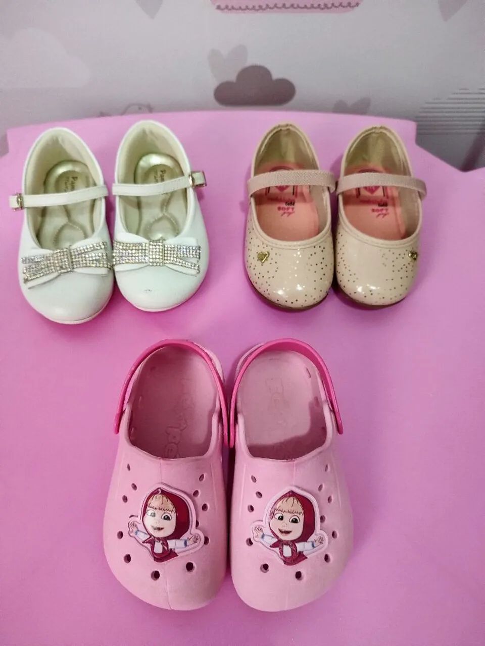 Lotinho de Sapatos Infantis para Menina - tamanhos 20/21/22 - Foto 2