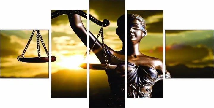 Estátua da Justiça para Escritório