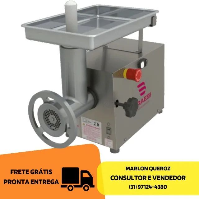 Moedor de Carne Boca 10 Braesi Inox Bivolt