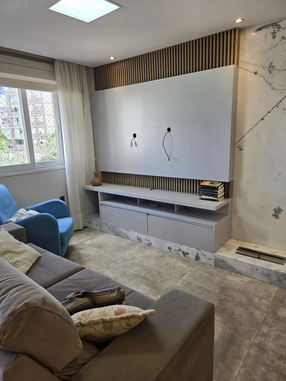 Vida Viva Clube Iguatemi lindo e moderno mobiliado com living estendido e vaga coberta