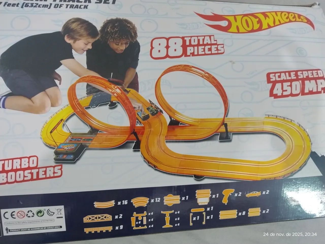 Pista de Corrida de Carrinhos  Hot Wheels 
