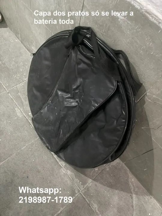 Bateria c bumbo 16" (quase completa) - 1500  LEIA O ANÚNCIO - Foto 6