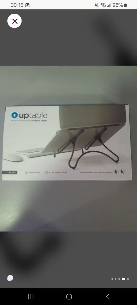 Suporte ergonômico para notebook e Tablet 