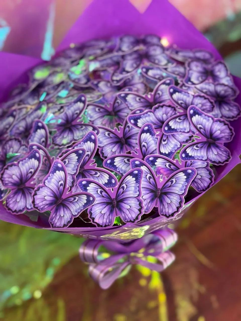 Buquê de Borboletas Luzes Led - Foto 2