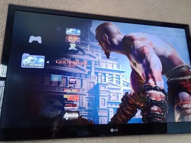 PS3 SLIM HD 500gb Liberado c/ CFW 4.92 Cheio De Conteudo Com Pasta Termica Nova, Play 3 - Foto 4