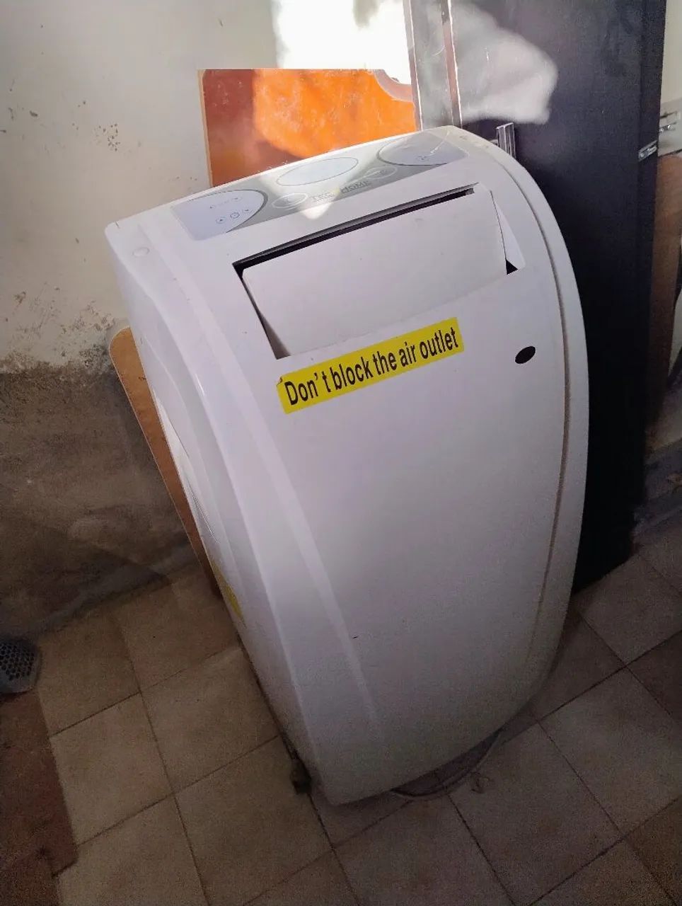 Ar condicionado portátil NAO está gelando 