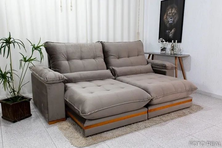 Sofá Retrátil e Reclinável Ibis 2,30m    Pague na Entrega! - Foto 3